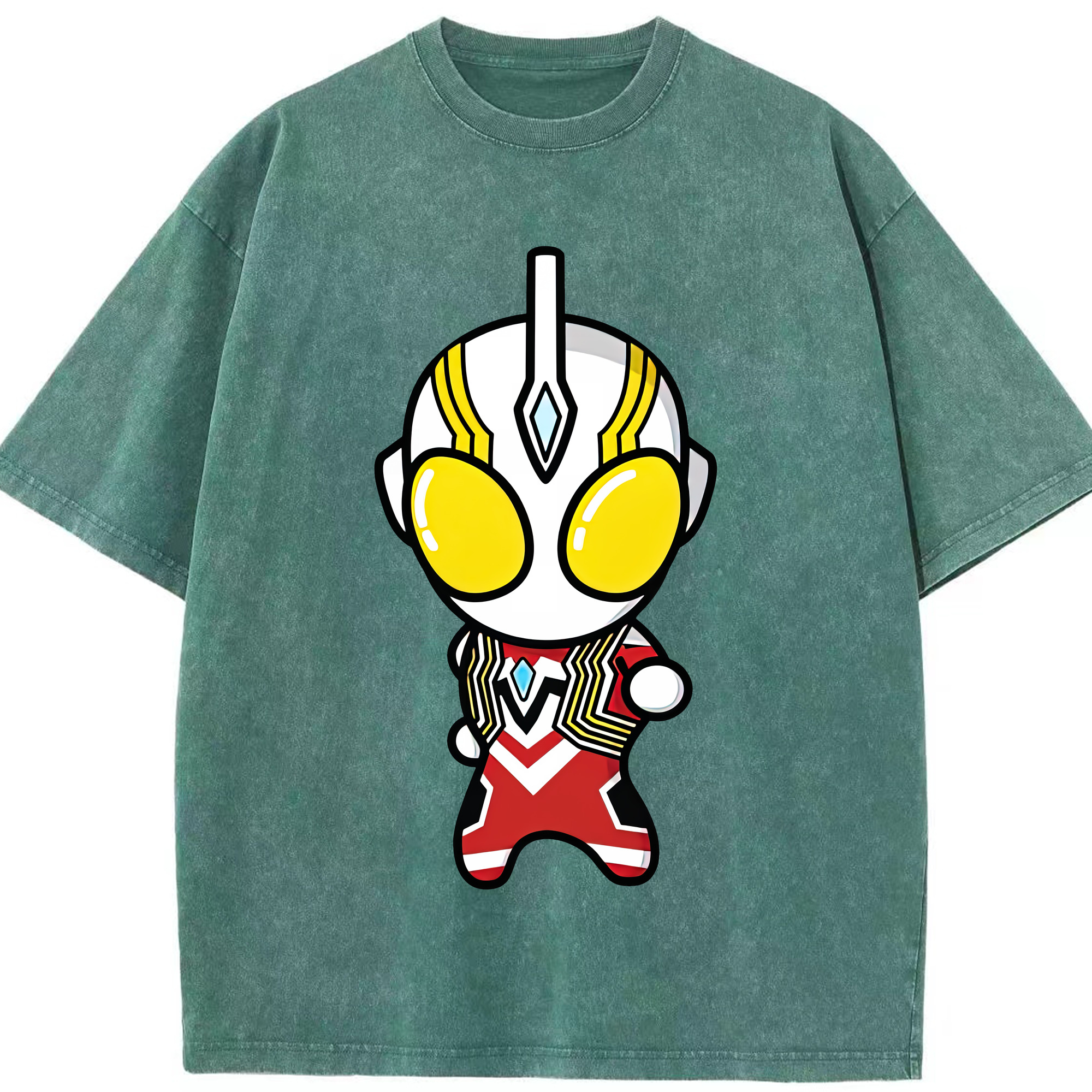 （画像用） ウルトラマン Ultraman 綿100% ヴィンテージ風 半袖Tシャツ（フロントプリント）
